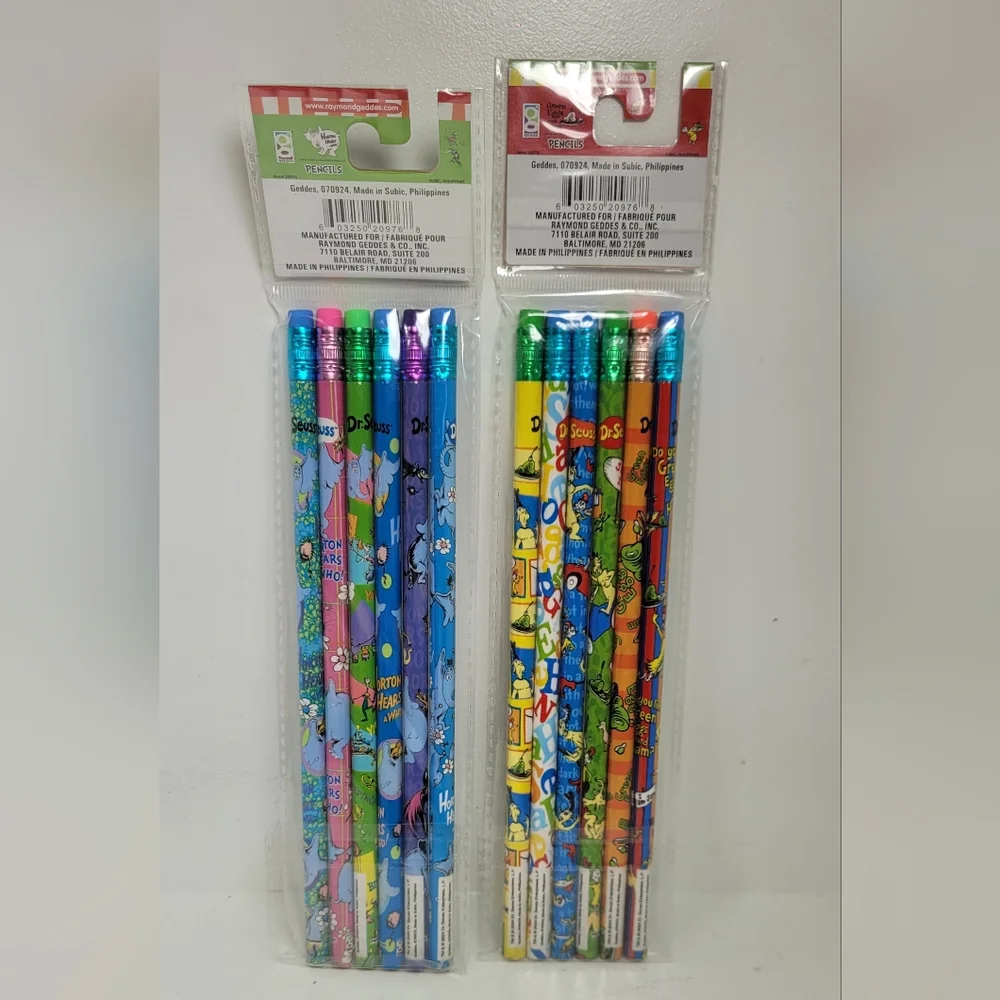 Colorful Cartoon Pencils Set